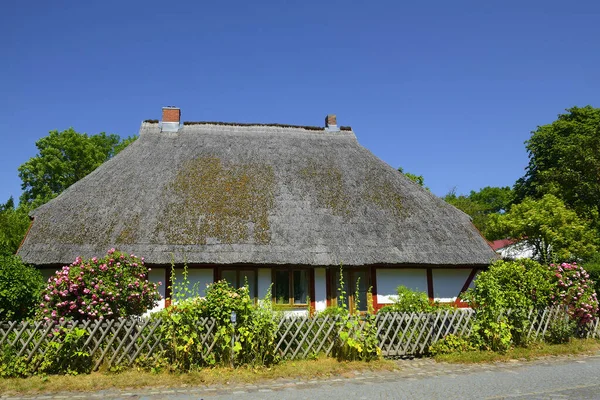 Typische Landhäuser Von Kap Arcona Auf Der Insel Rügen Deutschland — Stockfoto