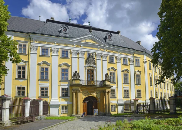 Zamek Bruntal Renesans Styl Barokowy Jednoznacznie Łączą Się Tym Budynku — Zdjęcie stockowe