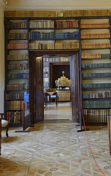 Wnętrze Zamku Bruntal Renesans Styl Barokowy Jednoznacznie Łączą Się Tym — Zdjęcie stockowe