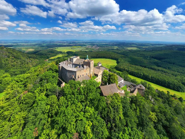 Burg Buchlov Mähren Das Erste Gebäude Der Burg Stammt Aus — Stockfoto