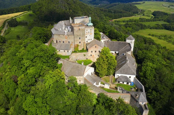 Castelo Buchlov Morávia Primeiro Edifício Castelo Remonta Século Xiii Buchlov — Fotografia de Stock