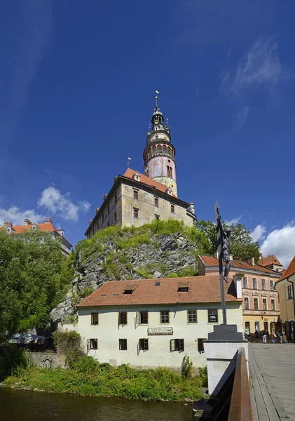 Zamek Cesky Krumlov Czechy Południowe Czechy Lista Światowego Dziedzictwa Unesco — Zdjęcie stockowe