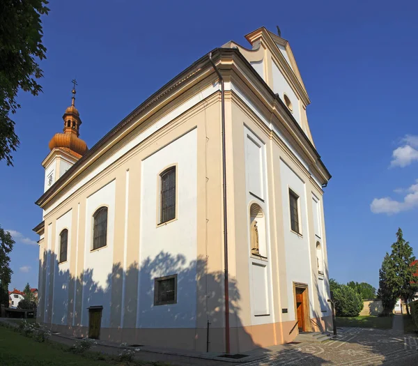 Stad Hluk Kerk Van Lawrence Hluk Een Tsjechische Gemeente Regio — Stockfoto