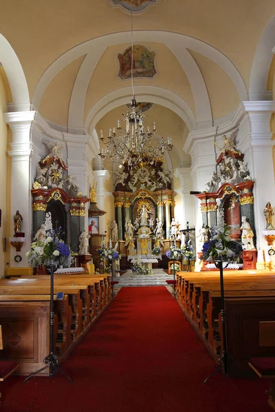 Stad Hluk Kerk Van Lawrence Hluk Een Tsjechische Gemeente Regio — Stockfoto