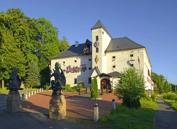 Draxmoor Nawiedzony Zamek Atrakcja Turystyczna Dolni Rozinka Czechy — Zdjęcie stockowe