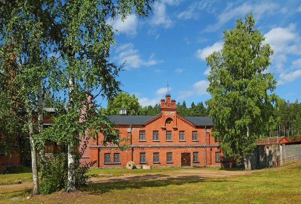 ヴェラ グランドウッドとボード 博物館 フィンランド ユネスコ世界遺産 ミルおよびそれに関連する住宅地は 小規模な農村産業集落の顕著な保存状態の良い例 — ストック写真