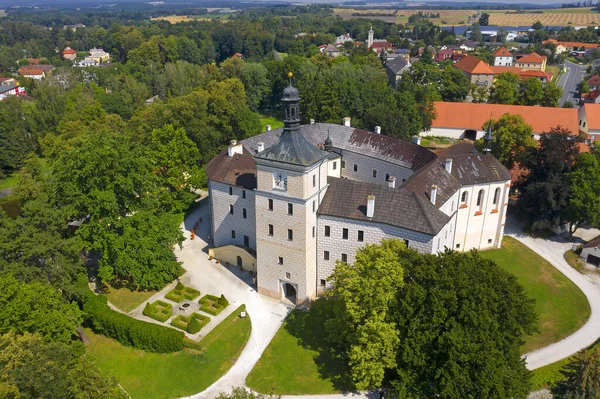 Castillo Estatal Breznice Castillo Renacentista Brevnice Monumento Cultural Nacional Bohemia — Foto de Stock