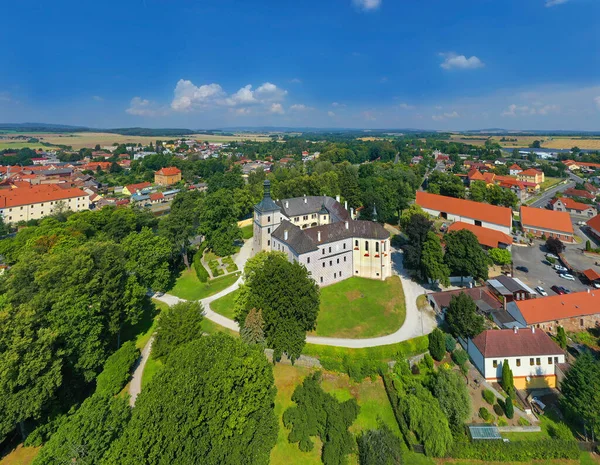 Het Staatskasteel Breznice Het Renaissance Kasteel Brevnice Nationaal Cultureel Monument — Stockfoto