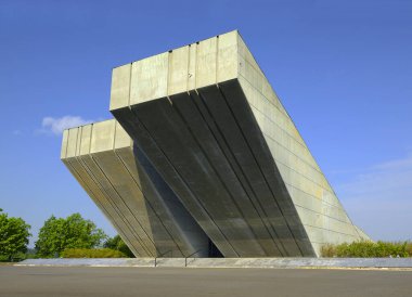 Ostrava yakınlarındaki Ulusal İkinci Dünya Savaşı Anıtı, Hrabyne, Kuzey Moravya, Çek Cumhuriyeti