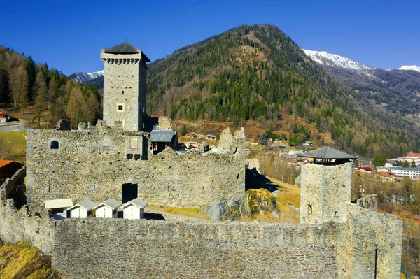 Castelo San Michele Ossana Aldeia Val Sole Itália Alpes Ossana — Fotografia de Stock