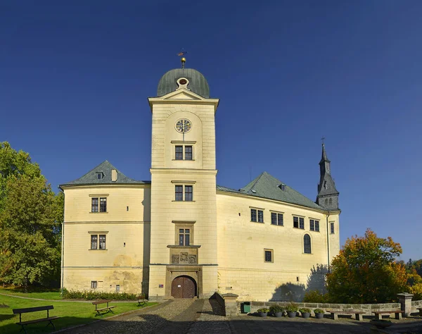 Staatliche Villa Hruby Rohozec Burg Ihre Geschichte Reicht Bis Die — Stockfoto