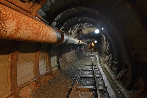 Jachymov - Mining adit number 1 - mining museum, a reminder of silver and uranium mining in Ore Mountains/Erzgebirge, Bohemia, Czech Republic. It is Mining Region of UNESCO World Heritage