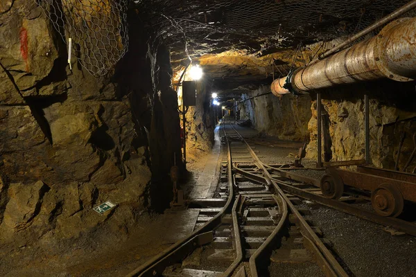 Jachymov Mining Adit Numero Museo Minerario Promemoria Delle Miniere Argento — Foto Stock