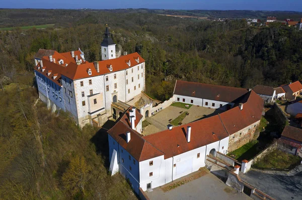 Alte Burg Jevisovice Mähren Tschechische Republik Europa Gotische Burg Felsigen — Stockfoto