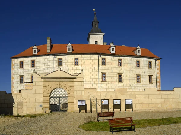 Alte Burg Jevisovice Mähren Tschechische Republik Europa Gotische Burg Felsigen — Stockfoto