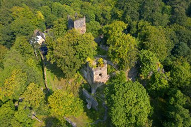 Osek Ryzmburk kalesinde yıkım (Çek Cumhuriyeti)