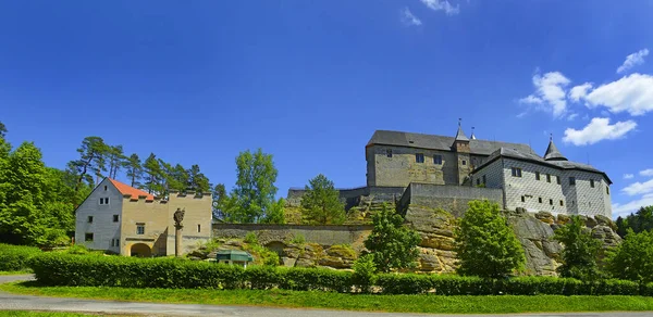 Fairytale Castle Kost Bone Bohemian Paradise Region Typical 14Th Century — Stock Photo, Image