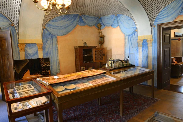 Wnętrze Słynnego Zamku Kuninie Należy Najcenniejszych Zamków Barokowych Terenie Całych — Zdjęcie stockowe
