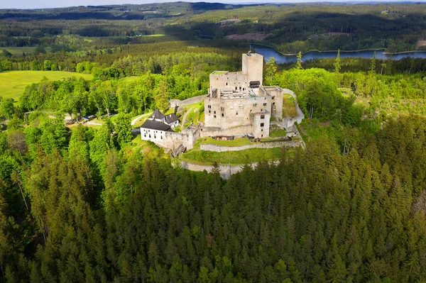 Velho Castelo Ruína Landstejn Boêmia Sul República Checa — Fotografia de Stock