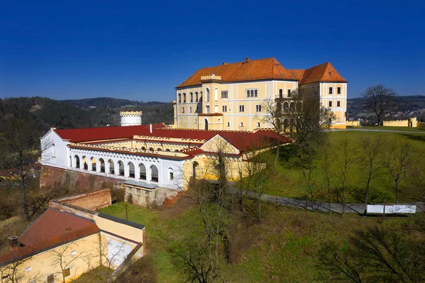 Letovice Chateau Imperium Och Nygotisk Stil Ett Betydande Monument Mähren — Stockfoto