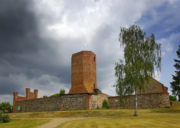 Замок Лакніц Лекніц Англ Lcknitz Loecknitz Castle Замок Південно Східній — стокове фото