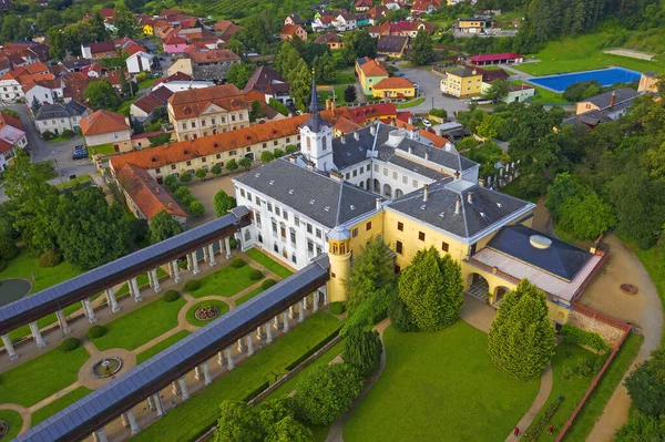Gmina Lysice Republika Czeska Narodowy Zabytek Kultury Państwowy Zamek Lysicach — Zdjęcie stockowe