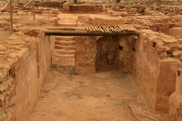 Zříceniny Minojských Paláců Měst Malia Archeologické Naleziště Kréty Unesco Předběžný — Stock fotografie