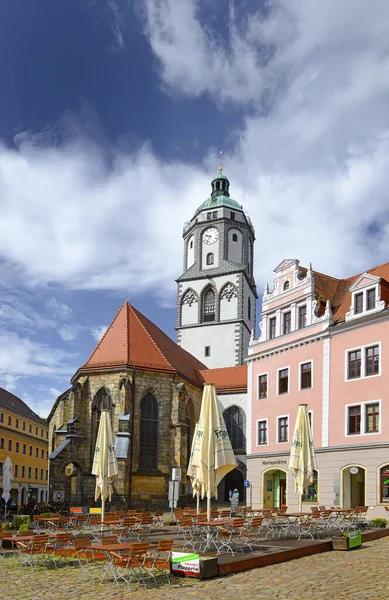 Frauenkirche Der Altstadt Von Meißen Sachsen Deutschland — Stockfoto