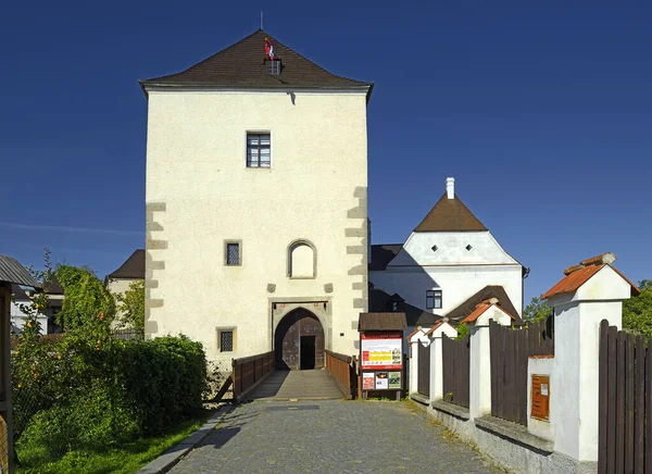 Castelo Gótico Nove Hrady Boêmia Meridional República Checa — Fotografia de Stock