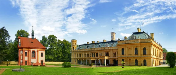 Odlochovice Chateau Ombyggd Renässansstil Från Fästning Det Nuvarande Utseendet Resultatet — Stockfoto