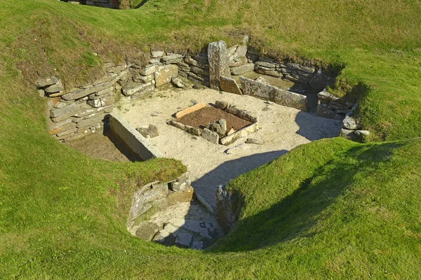 Skara Brae Fue Habitada Durante Varios Siglos Parte Del Corazón — Foto de Stock