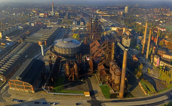 Site of the former blast furnaces in metallurgical area of Dolni Vitkovice (Lower Vitkovice), Ostrava, Czech Republic