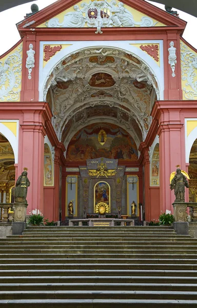 Bazylika Kościół Barokowego Klasztoru Svata Hora Pribram Miejsce Pielgrzymki Czechy — Zdjęcie stockowe