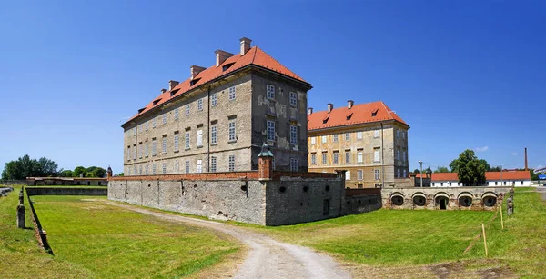 Vecchia Fortezza Castello Nella Piccola Città Holic Slovacchia Monumentale Casa — Foto Stock