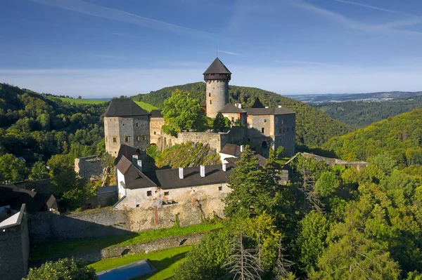 Castle Sovinec Está Localizado Morávia República Checa — Fotografia de Stock