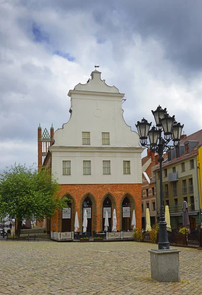 Stettin Szczecin Västra Pommerns Vojvodskap Polen Arkitektur Den Gamla Stadshuset — Stockfoto