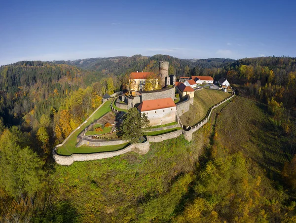Castelo Svojanov Castelo Foi Fundado Meados Século Xiii Morávia República — Fotografia de Stock