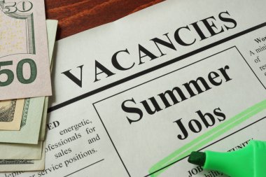 Gazete reklamları yaz iş vacancy.  