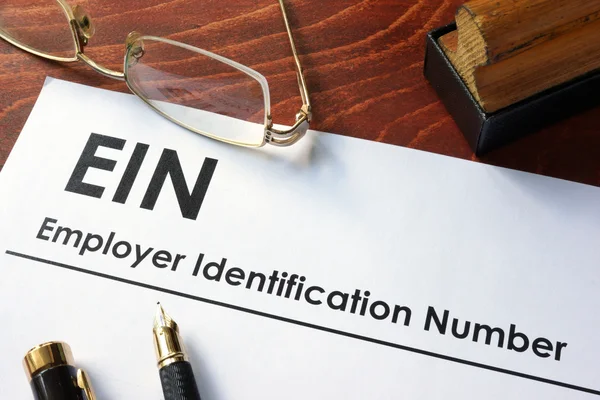 Numéro d'identification de l'employeur fédéral (FEIN), également appelé numéro d'identification de l'employeur (EIN) ). — Photo