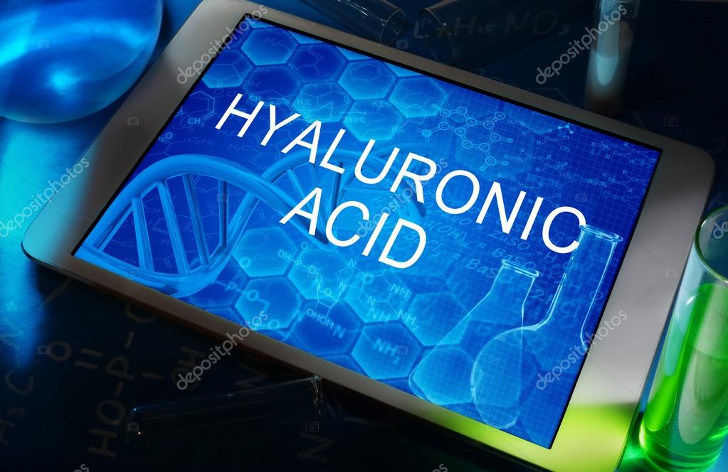 The chemical formula of Hyaluronic acid — Stock Photo © designer491 60122739
