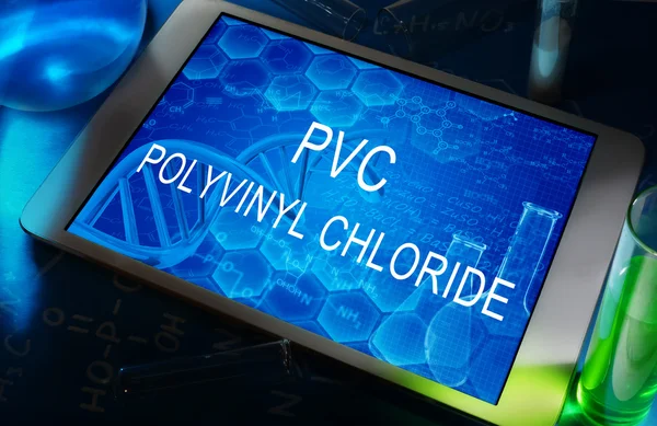 PVC (Polyvinyl chloride) — Stock Photo, Image