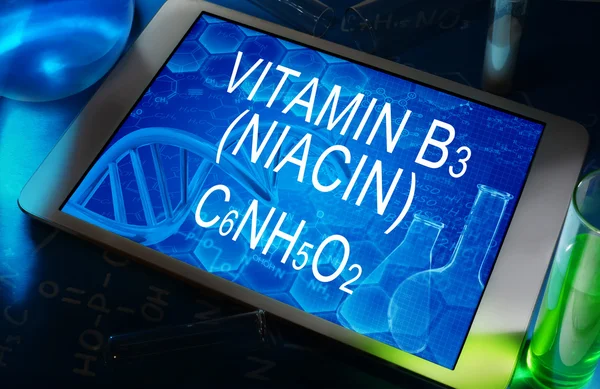 Niacin (Vitamin B3) — Stock Photo, Image