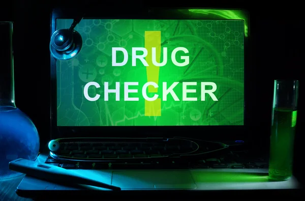 Narkotyków Checker — Zdjęcie stockowe