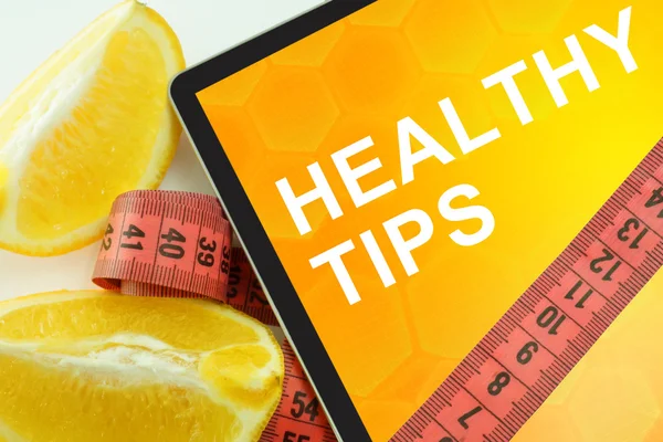 Healthy tips — Stock Photo, Image