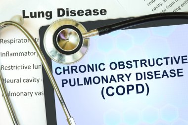Chronic obstructive pulmonary disease (COPD) clipart