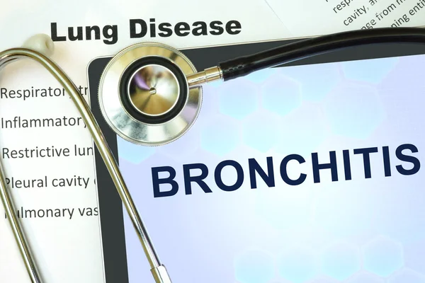 Bronchitis — Stockfoto