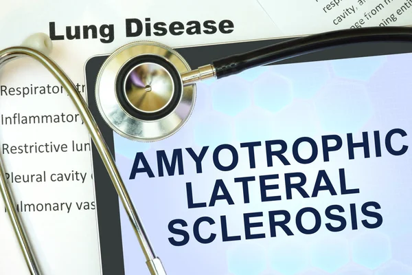Amyotrophic lateral sclerosis — Stock Photo, Image