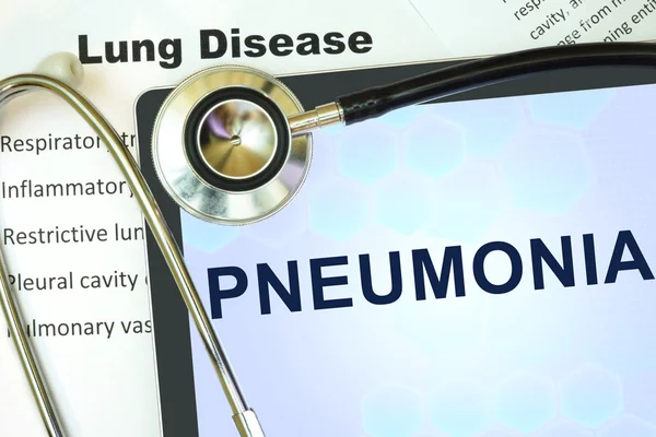 Pneumonie — Stock fotografie