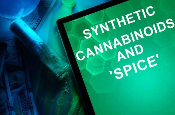 Synthetische Cannabinoide und Gewürze — Stockfoto