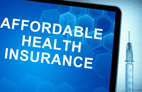 Affordable health insurance — Stock Photo, Image